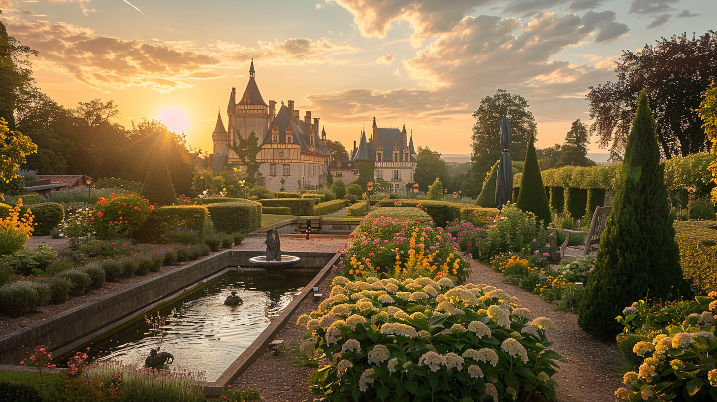 Jardin château historique